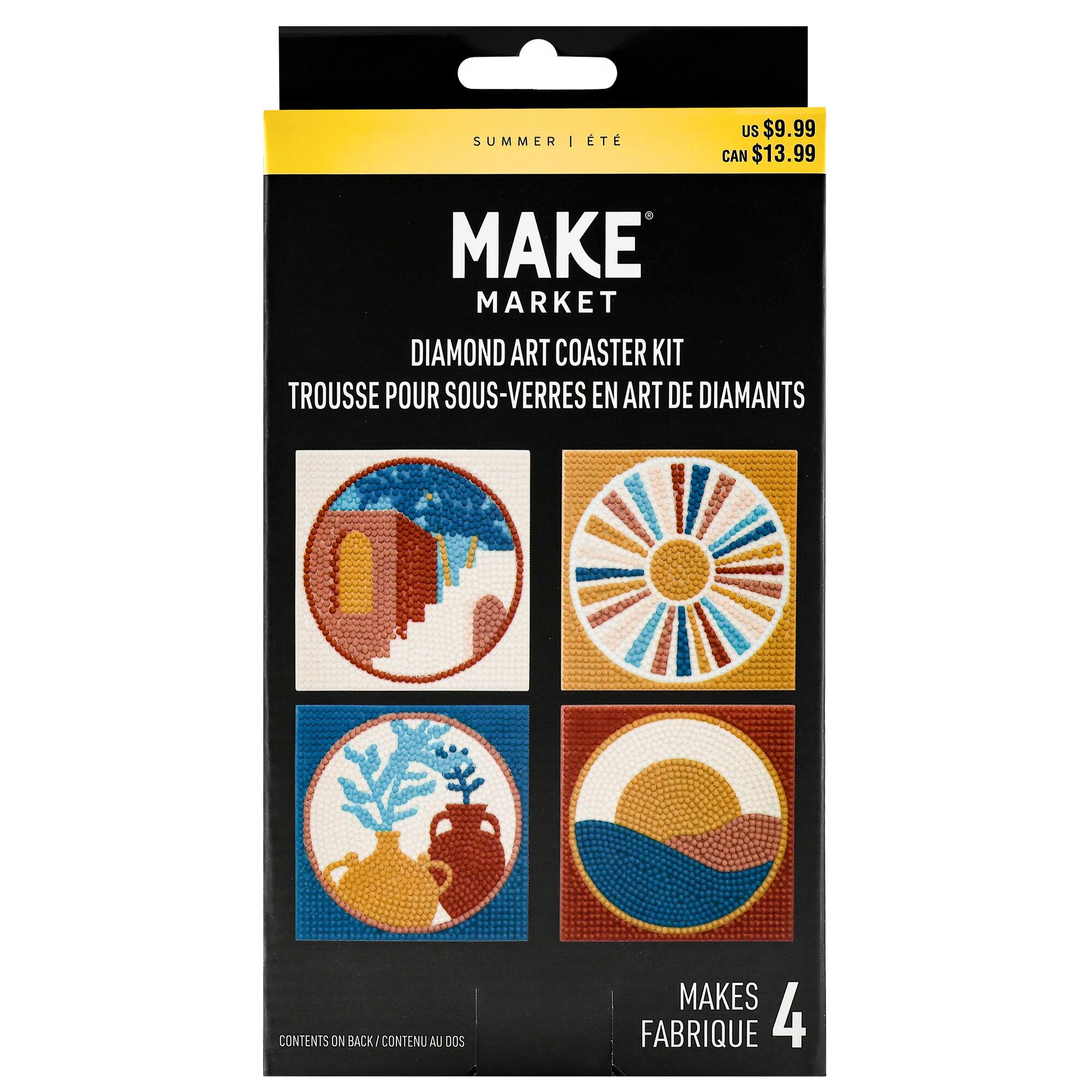 Coastal Diamond Art Coaster Kit by Make Market®